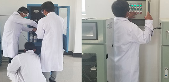 日喀則市吉隆鎮污水處理廠日常工作圖