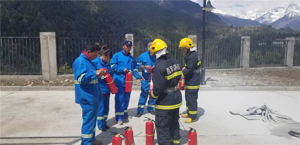 吉隆鎮污水廠消防演習