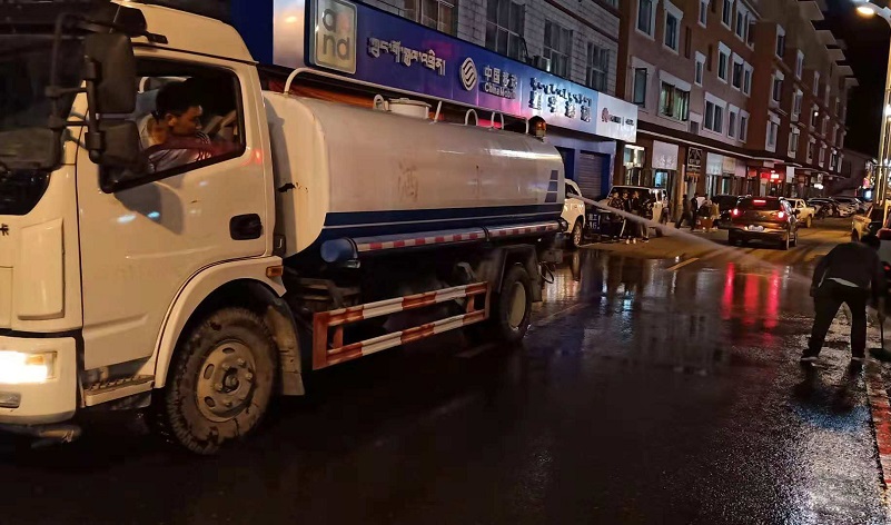 日喀則市亞東縣環衛現場圖