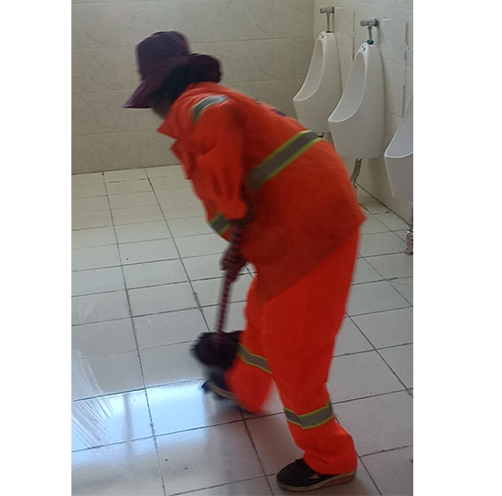 日喀則市薩迦縣環衛現場圖